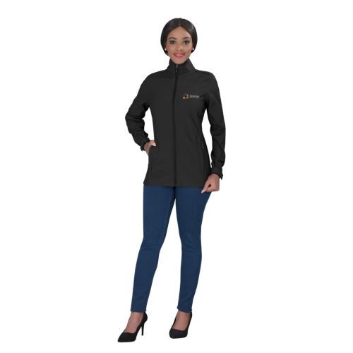 Ladies Maxson Soft Shell Jacket also available 
in Gents.
Standard Fit. Royal, Black, Grey, Green